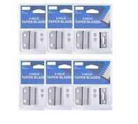 Lame De Rechange Professionnelle À 2 Trous For Tondeuse, Compatible Avec Wahl, Super Taper 8466 Cordless Magic Clip 8591, Andis Et Autres Tondeuses À Cheveux.(6 Pcs)