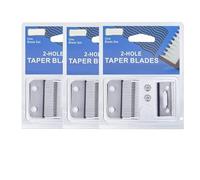 Lame De Rechange Professionnelle À 2 Trous For Tondeuse, Compatible Avec Wahl, Super Taper 8466 Cordless Magic Clip 8591, Andis Et Autres Tondeuses À Cheveux.(3 Pcs)