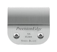 Lame de rechange professionnelle en céramique détachable for tondeuses à gazon for chiens, compatible avec les modèles Andis, AG, AGC, AGP, AGRC, AGCL et Wahl, séries KM2, KM5 et KM.(SS(0.1mm))