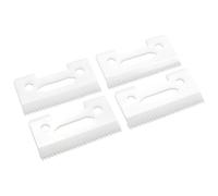 Lame de Rechange Réglable Professionnelle #2161 - Lame Couteau Mobile en Céramique Zircone - Compatible avec Tondeuses à Cheveux Wahl 5 Star Series Senior Magic Clip 8148/8504/1919 (Blanc, 4)