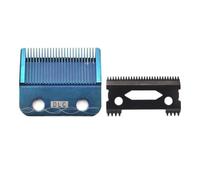 Lame De Remplacement DLC Fade, Compatible Avec WAHL/JRL, KM-90-4 | Tête de coupe professionnelle, adaptée aux tondeuses à cheveux Madeshow, MRD, Gamma et SC.(Blue DLC x2)