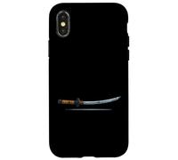 Lame de samouraï Katana réaliste Coque pour iPhone X/XS