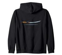 Lame de samouraï Katana réaliste Sweat à Capuche