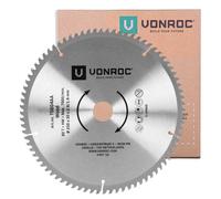 Lame de scie 80T - Ø 250 x 30 x 2,8/1,8 mm | pour scies à table VONROC TS504AC, TS505AC et universelles