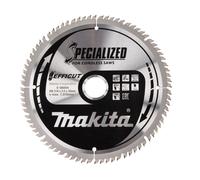 Lame carbure EFFICUT bois pour scies radiales à batterie MAKITA E-08894 216x30mm, 80 dents