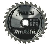 Lame carbure MAKITA B-33009 ''Specialized'' Bois pour scies circulaires à batterie Ø 165mm