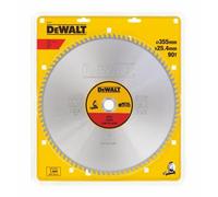 Lame de scie à découper en acier DeWALT 355 x 25,4 mm 90 dents DT1927