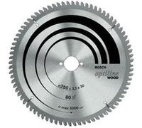 Lame BOSCH 2608640433 Optiline Wood Ø 216 mm 60 dents pour scie à onglet et radiale