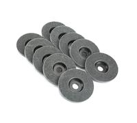 Lame de scie à onglets en bois, roue Abrasive Non tissée, disque de polissage en Fiber de Nylon for métal et acier inoxydable(10Pcs 4.5 inch)