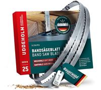 Lame de scie à ruban Bayerwald Uddeholm à pointes dentées trempées - 2240 x 15 x 0.5 x 6 / pour tous les types de bois courants/lame de scie à ruban convenant à Scheppach hbs 300