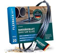 Lame de scie à ruban en acier à outils Bayerwald - 2100 x 6 x 0.65 x 8 / Bois, métaux non ferreux, plastique PVC, tôles fines/bande de scie adaptée pour Flott. Scheppach et bien d'autres.