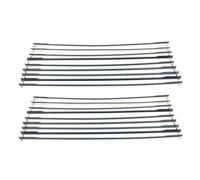 Lame de scie à ruban, Lame de scie à chantourner 6 pouces, 20 pièces, broche 152x1.8x0.2mm, extrémité 24T for la plupart des coupes bois, métal et plastique for le travail du