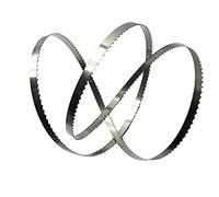 Lame de scie à ruban portable Lot de 3 lames de scie à ruban for viande 1650 x 16 x 0,5 mm Argent
