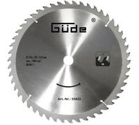 Lame de scie au carbure 250 x 20 mm 50 dents - pour G55173 et G55258 Güde G55023