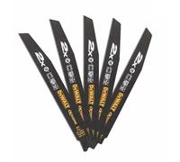 Lame de scie bimétallique DeWALT 152 mm pour coupe rapide de métaux, raccords, tuyaux, profilés - dent alternée (5 pcs) DT2407L
