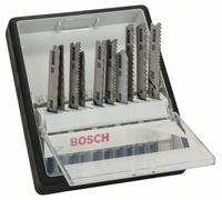 Jeu de 10 lames de scie BOSCH Robust Line Metal Expert, avec tige TT 118 G ; T118A ; T 118 B ; T 118 EOF ; T 118 AF ; T 118BF; T 118 GFS ; T 227 D ; T 127 D ; T123X2607010541