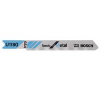Bosch Lame de scie sauteuse 70 mm, pas 0,7 mm, Lot de 3