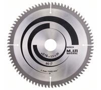Lame de scie BOSCH multi-matériaux 216 x 30 x 2,5 mm ; 80 2608640447