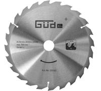 GÜDE Lame de scie carbure 254 x 30 mm - scies G55258 - G55173 - G55269 55163