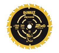 Lame de scie circulaire ø184x16mm 24 dents DEWALT DT10302-QZ