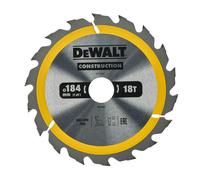 Lame de scie circulaire 184x30 mm 18 dents ATB/délignage angle d'attaque 20 - DT1941-QZ - DEWALT