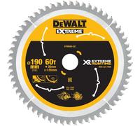Lame de scie circulaire 190x30 mm, 60 dents, ATB/tronçonnage, angle d'attaque 25 - DT99564-QZ - DEWALT