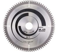 BOSCH Lame de scie circulaire PRO Multi Material, 216 × 2,5 × 30 mm, T80 2608640447
