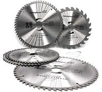 Lame de scie circulaire - 230 x 30 mm - 60 dents - Idéale pour le bois, , le bois équarri, le bois profilé, le plastique - Compatible avec Bosch, Metabo, Einhell, Güde, scie circulaire de table