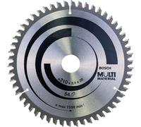 Bosch Lame de scie circulaire Bosch Multi Matériau 210 x 30 x 2,4 mm 54 Quantité:1