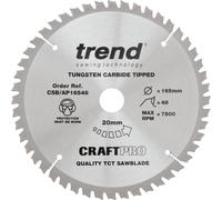 Lame de scie circulaire aluminium Trend 165x20 48Z