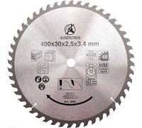 BGS Diy 3956 | Lame de scie circulaire en métal dur | Ø 400 x 30 x 3,4 mm | 48 dents