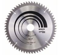 Lame BOSCH 2608640433 Optiline Wood Ø 216 mm 60 dents pour scie à onglet et radiale