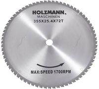 Lame de scie circulaire au carbure Holzmann Maschinen MKS355SB 355 x 25.4 mm Nombre de dents: 72 1 pc(s)