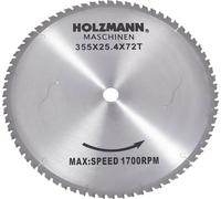 Lame de scie circulaire au carbure Holzmann Maschinen MKS355SB 355 x 25.4 mm Nombre de dents: 72 1 pc(s)