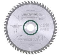 Lame de scie circulaire au carbure Metabo multi cut - professional, 216x30, Z60