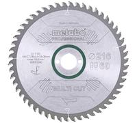 Metabo Lame de scie circulaire HW/CT 216 x 30 x 2,4/1,8, nombre de dents 60, denture plate/denture trapézoïdale, angle d'attaque 5° nég. metabo Quantité:1