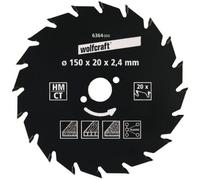 Lame de scie circulaire au carbure Wolfcraft 6381000 210 x 30 mm Nombre de dents: 30 1 pc(s)