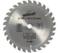 Lame de scie circulaire au carbure Wolfcraft 6730000 130 x 16 mm Nombre de dents: 18 1 pc(s)