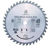 Lame de scie circulaire - BGS - 3958 - Métal dur - Diamètre 350 mm - Gris