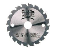 Makita Lame carbure B-14607 pour scie circulaire à batterie HS300D/HS301D Ø85 mm