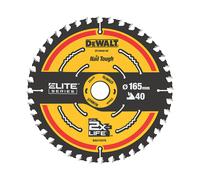 DeWALT DT10640 Lame de scie circulaire 165 x 20 mm 40T ATB 5°