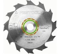 Lame de scie circulaire FESTOOL Panther 160x2,2x20 PW12 - 496301 Noir G