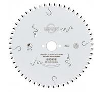 Lame de scie circulaire HM fine pour alu - Ø165x20x1,8mm - 54 dents TP négative LEMAN