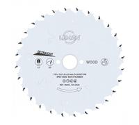 Lame de scie circulaire HM fine pour bois - Ø136x20x1,6 mm - 24 dents LEMAN