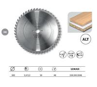 Lames scie circulaire carbure universelle-D300mm-48dents LEMAN