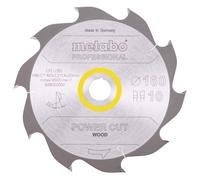Lame de scie circulaire METABO PRO 628005000 - "Power Cut Wood" - HW/CT - 190x2,2x30mm - 14 dents