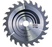 Lame de scie circulaire Optiline Wood AD 160mm Z.24 WZ perçage 20mm largeur de coupe 2,6mm