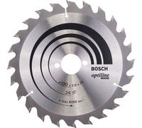 Lame de scie circulaire Optiline Wood AD 190mm Z.24 WZ perçage 30mm largeur de coupe 2,6mm