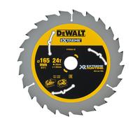 Lame de scie circulaire plongeante carbure XR Runtime, 165 x 20 mm 24 dents - DT99560-QZ - DEWALT
