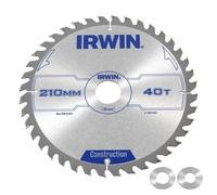Irwin - Lame De Scie Circulaire Portative Ø 210X30X2,5Mm 40 Dents G